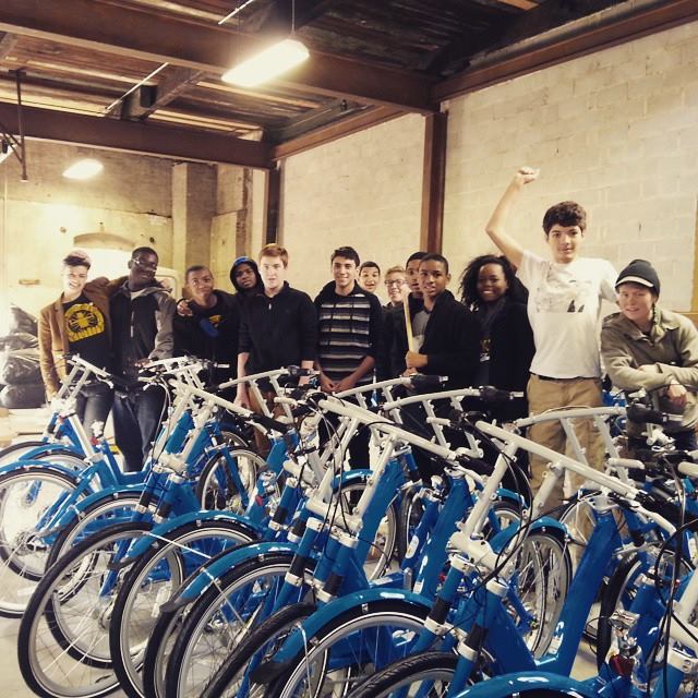 Indego Launch Fueled by Neighborhood Bike Works Youth