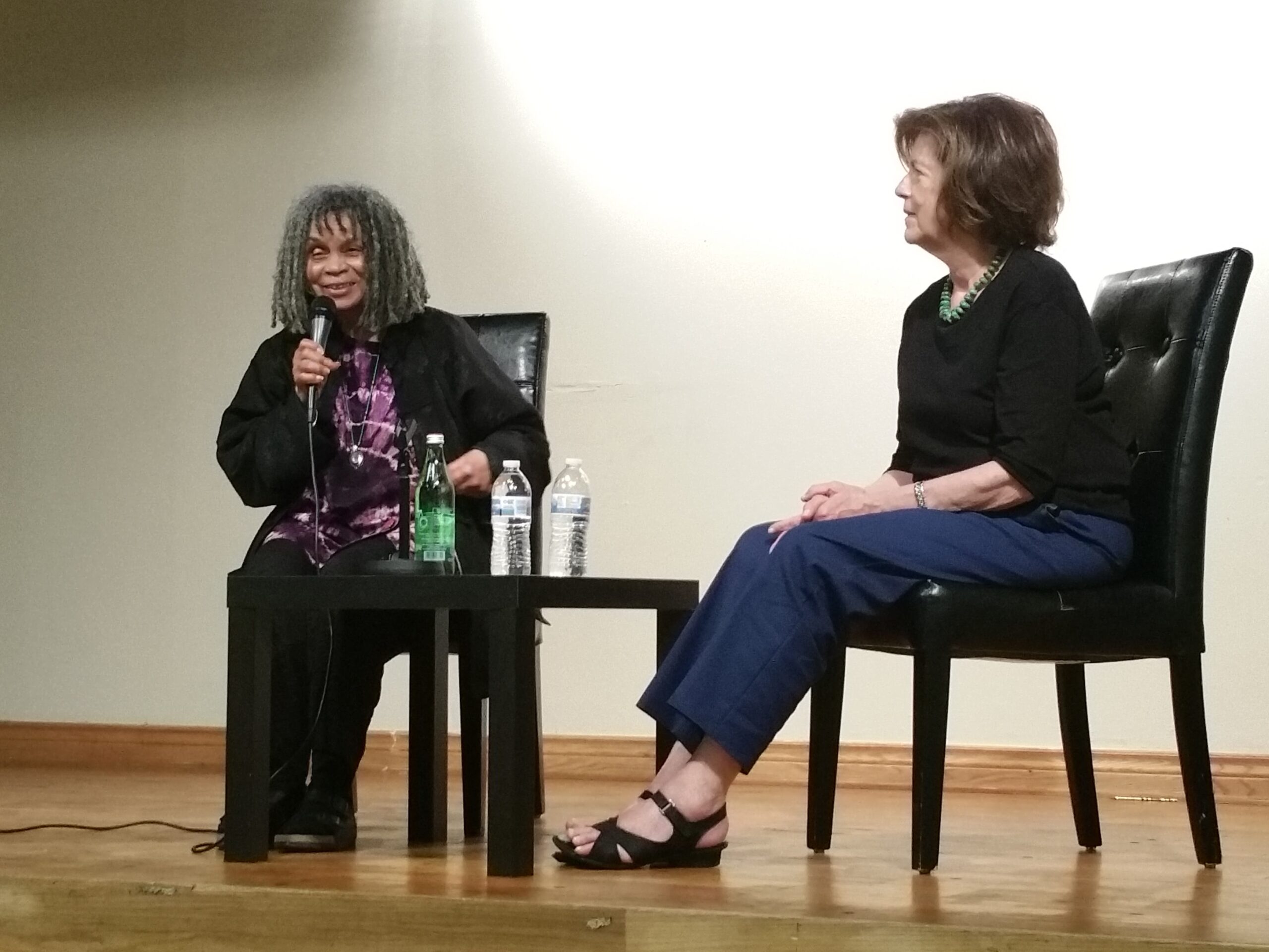 Sonia Sanchez with Barbara Attie, co-director of "BaddDDD Sonia Sanchez."