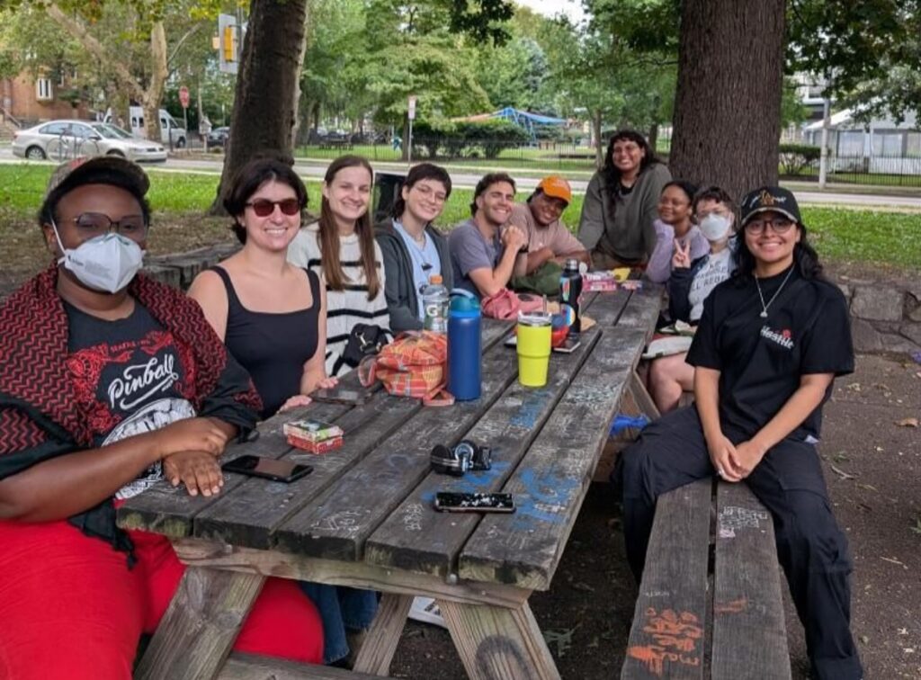 First Phunemployment gathering on August 21, 2025. Photo courtesy of Phunemployment